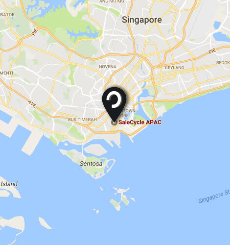 Karte von Singapur 
