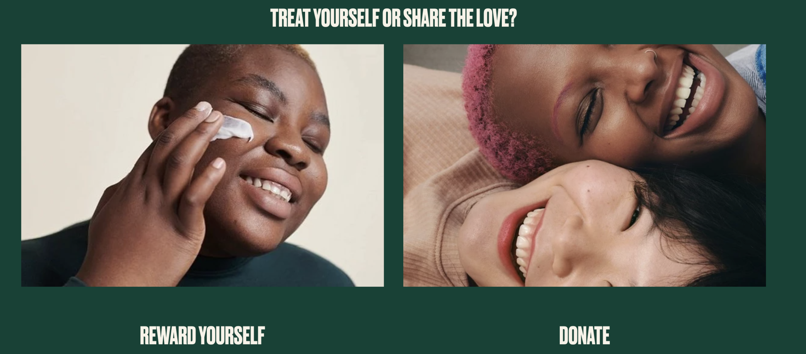 Esempio di programma fedeltà di beneficienza: Love Your Body Club di The Body Shop.