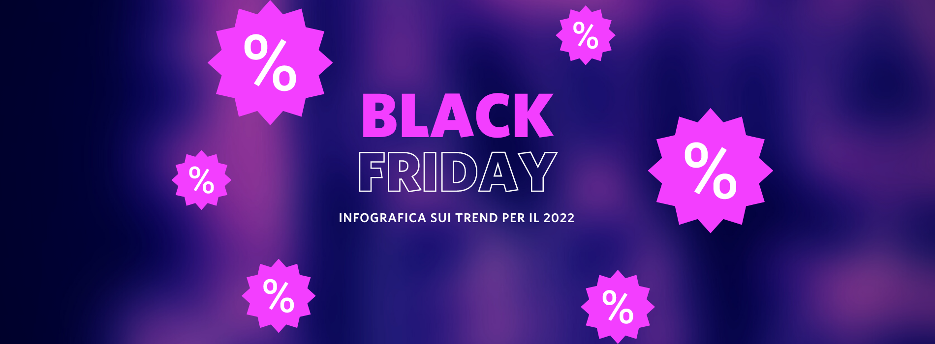 Infografica su trend e statistiche chiave del Black Friday 2022